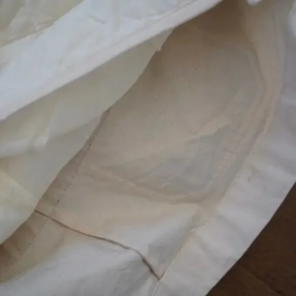 Tory Burch Cadyn Barn Jacket Natural Canvas Tone Toggle Button Womens Size 8 - Picture 9 of 10